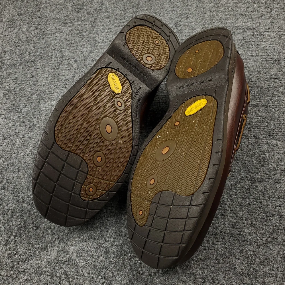 Sperry Top Sider Gold Cup Collection Boat Shoes Mens 9 Dark Brown Deerskin 2 Eye